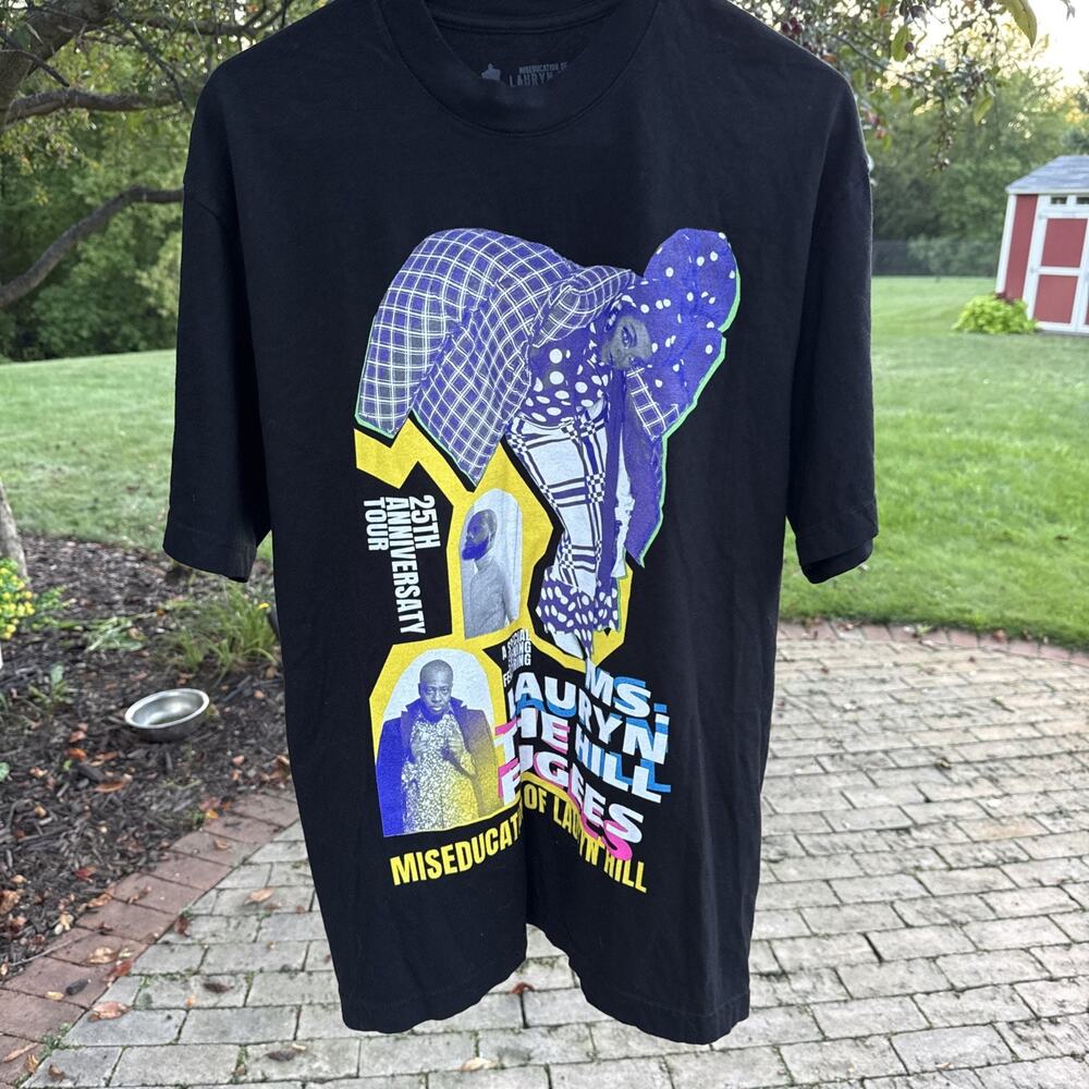 FUGEES T-Shirt M Men’s Miseducation of Lauryn Hill 25th Anniversary Tour USA